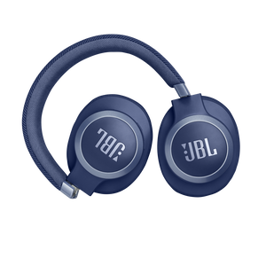 JBL Live 770NC - Blue - Wireless Over-Ear Headphones with True Adaptive Noise Cancelling - Detailshot 4